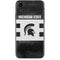 Michigan State University Black and White Stripes iPhone XR Skin