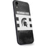Michigan State University Black and White Stripes iPhone XR Skin