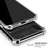 Michigan State University Black and White Stripes iPhone XS Max Clear Case