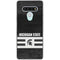 Michigan State University Black and White Stripes LG Stylo 6 Clear Case