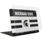 Michigan State University Black and White Stripes MacBook Air 13in M1 (2021) Case plus Skin