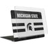 Michigan State University Black and White Stripes MacBook Air 13in M1 (2021) Case plus Skin