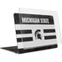 Michigan State University Black and White Stripes MacBook Air 15in (2023-2025) Case plus Skin