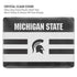 Michigan State University Black and White Stripes MacBook Air 15in (2023-2025) Case plus Skin