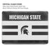 Michigan State University Black and White Stripes MacBook Pro 15in (2016-19) Case plus Skin