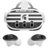 Michigan State University Black and White Stripes Meta Quest 3 Skin