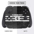 Michigan State University Black and White Stripes Nintendo Switch Bundle Skin