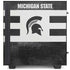 Michigan State University Black and White Stripes NZXT H510 Compact ATX Mid-Tower Case Skin