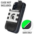 Michigan State University Black and White Stripes Otterbox Defender iPhone Skin