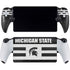 Michigan State University Black and White Stripes PlayStation Portal Remote Player Skin