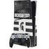 Michigan State University Black and White Stripes PS5 Slim Disk Bundle Skin