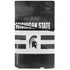 Michigan State University Black and White Stripes PS5 Slim Disk Console Skin