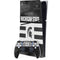 Michigan State University Black and White Stripes PS5 Slim Digital Edition Bundle Skin