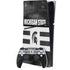 Michigan State University Black and White Stripes PS5 Slim Digital Edition Bundle Skin
