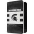 Michigan State University Black and White Stripes Surface Duo Skin