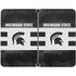Michigan State University Black and White Stripes Surface Duo Skin
