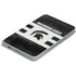 Michigan State University Black and White Stripes Surface Duo Skin