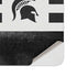 Michigan State University Black and White Stripes Surface Duo Skin