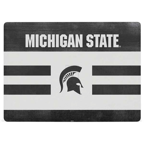 Michigan State University Black and White Stripes Surface Laptop 3 13.5in Skin