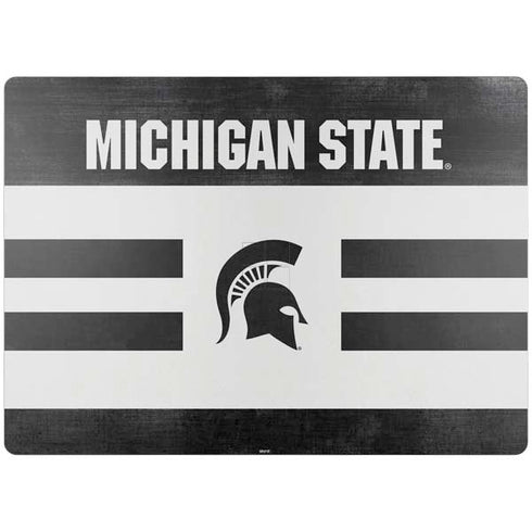 Michigan State University Black and White Stripes Surface Laptop 4 15in Skin