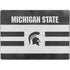 Michigan State University Black and White Stripes Surface Pro 8 Skin