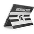 Michigan State University Black and White Stripes Surface Pro 8 Skin