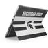 Michigan State University Black and White Stripes Surface Pro 9 Skin