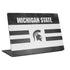 Michigan State University Black and White Stripes Universal Laptop 12in (9.8 x 6.8in) Skin