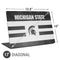 Michigan State University Black and White Stripes Universal Laptop 17in (13.8 x 10in) Skin