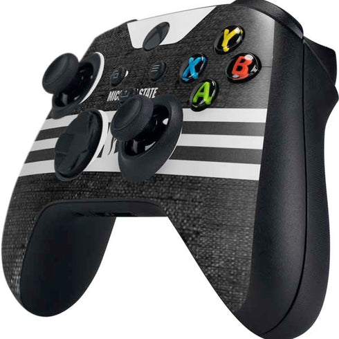Michigan State University Black and White Stripes Xbox Series X Controller Skin