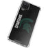 Michigan State University Bold Spartans Logo Galaxy A12 Clear Case