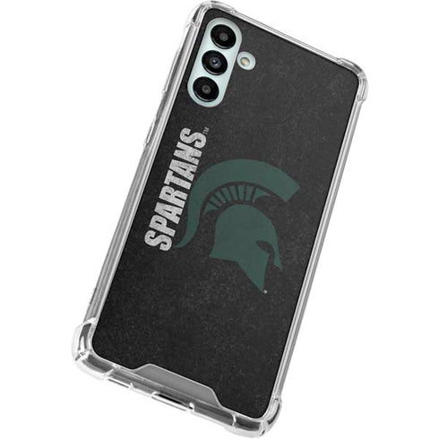 Michigan State University Bold Spartans Logo Galaxy A13 5G Clear Case