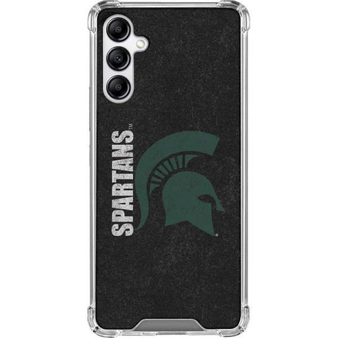 Michigan State University Bold Spartans Logo Galaxy A14 5G Clear Case