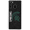 Michigan State University Bold Spartans Logo Galaxy A21 Clear Case