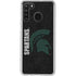 Michigan State University Bold Spartans Logo Galaxy A21 Clear Case