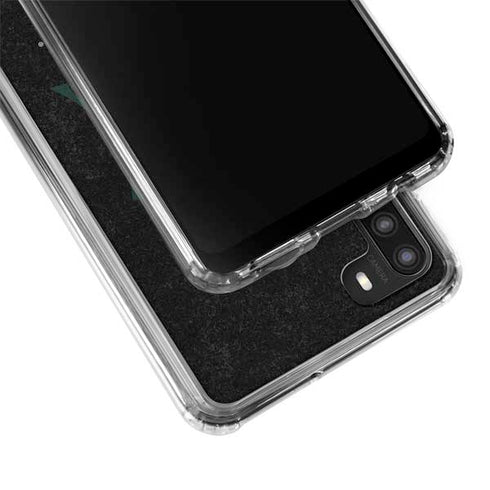 Michigan State University Bold Spartans Logo Galaxy A21 Clear Case