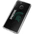 Michigan State University Bold Spartans Logo Galaxy A21 Clear Case