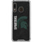 Michigan State University Bold Spartans Logo Galaxy A30 Clear Case