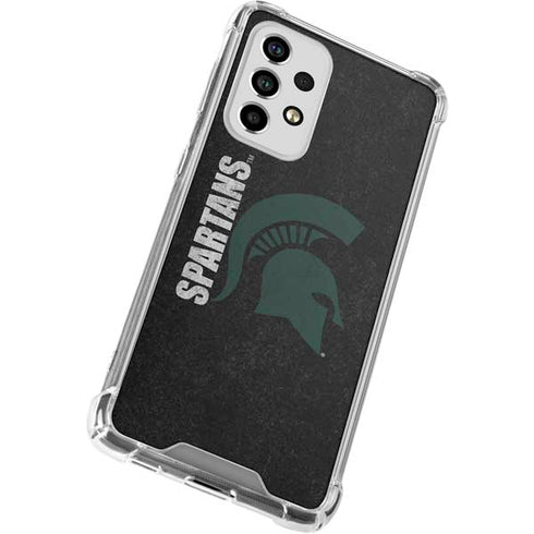 Michigan State University Bold Spartans Logo Galaxy A33 5G Clear Case