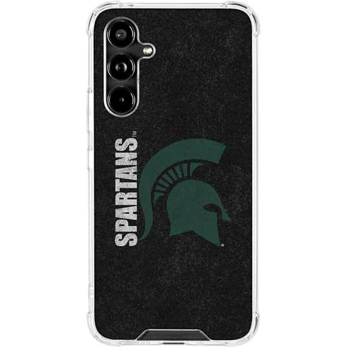 Michigan State University Bold Spartans Logo Galaxy A54 5G Clear Case