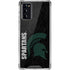 Michigan State University Bold Spartans Logo Galaxy Note20 5G Clear Case