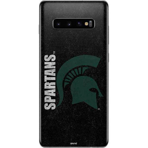 Michigan State University Bold Spartans Logo Galaxy S10 Plus Skin