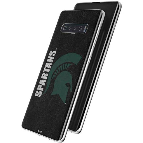 Michigan State University Bold Spartans Logo Galaxy S10 Plus Skin