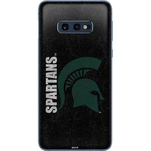 Michigan State University Bold Spartans Logo Galaxy S10e Skin