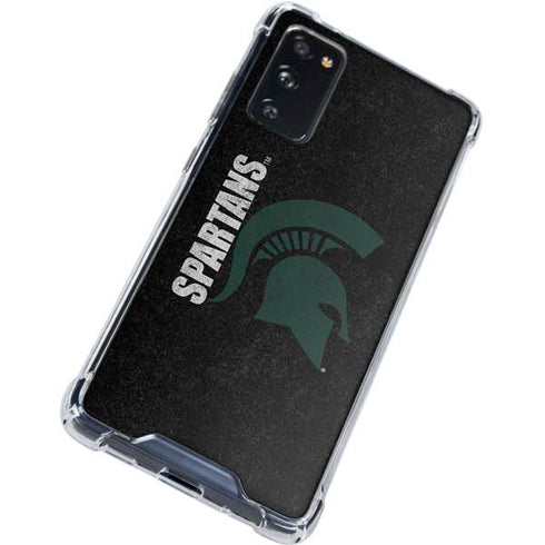Michigan State University Bold Spartans Logo Galaxy S20 FE Clear Case