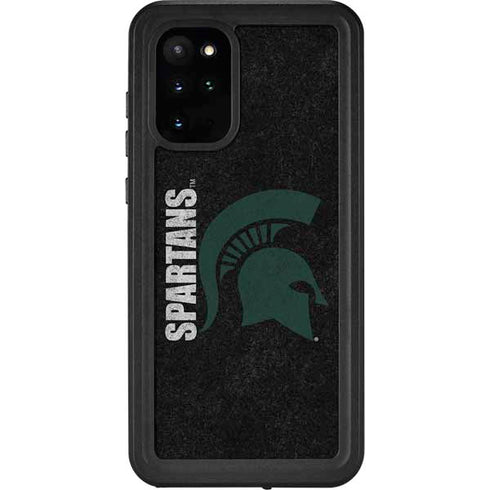 Michigan State University Bold Spartans Logo Galaxy S20 Plus Waterproof Case