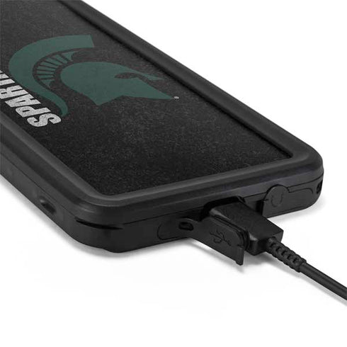 Michigan State University Bold Spartans Logo Galaxy S20 Plus Waterproof Case