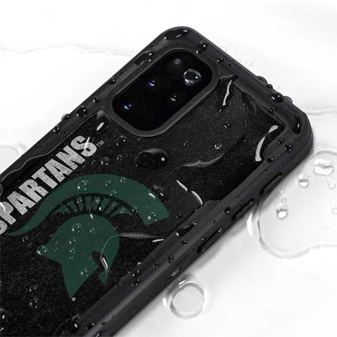 Michigan State University Bold Spartans Logo Galaxy S20 Plus Waterproof Case