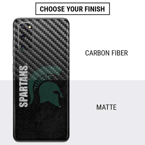 Michigan State University Bold Spartans Logo Galaxy S20 Skin