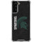 Michigan State University Bold Spartans Logo Galaxy S21 FE Clear Case